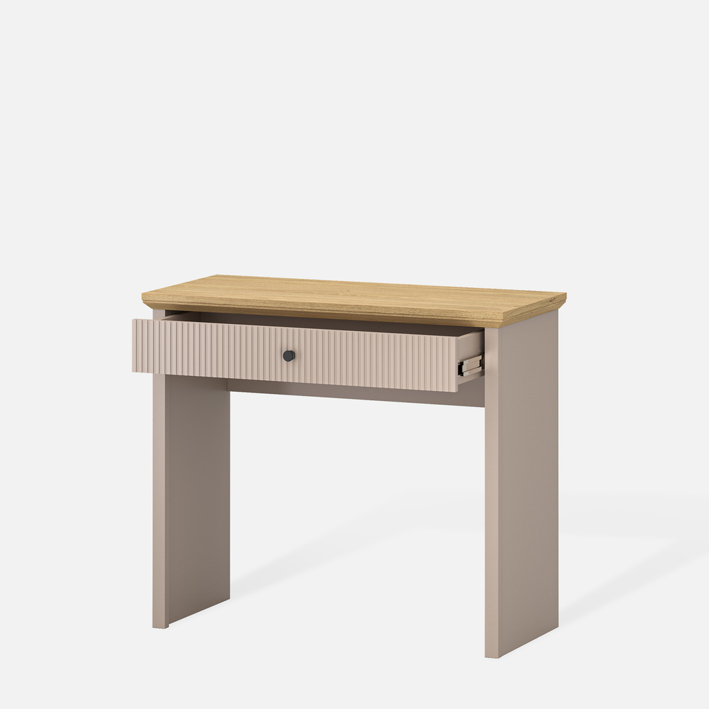 Toaletný stolík so zásuvkou IDELLO taupe kamenný dub