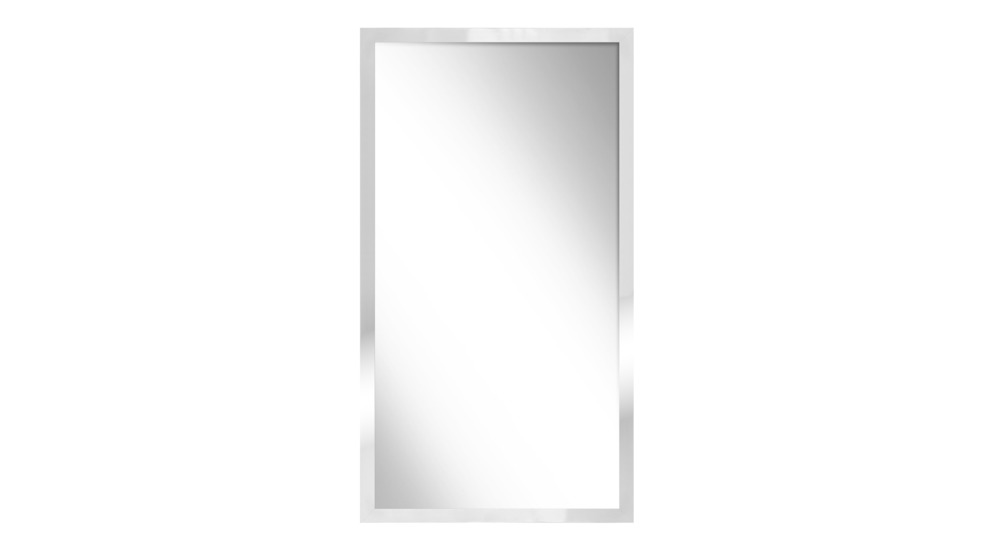 Zrkadlo s bielym rámom SLIM 67,5 x 127,5 cm