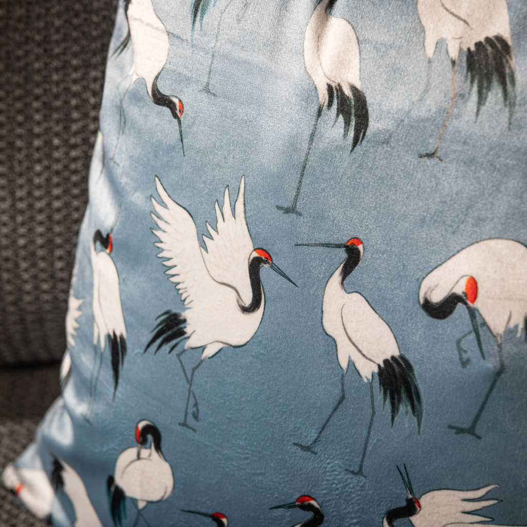 Obliečka na vankúš v modrej farbe LEANDRO 45x45 cm