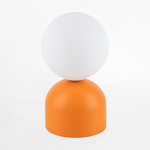 Stolná lampa s oranžovým podstavcom MIKI