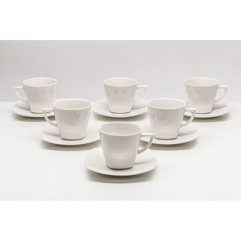 Súprava šálok s podšálkami HIRUNI, 12 kusov