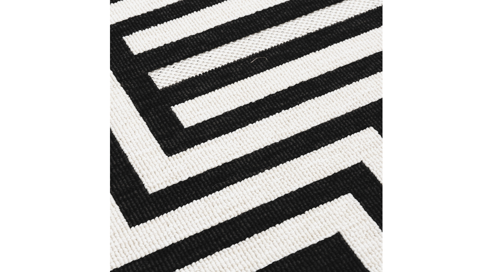 Vonkajší koberec STIARNA s čiernym vzorom 80x150 cm