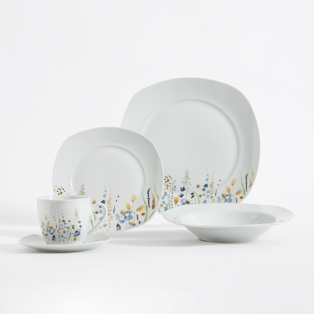 Jedálenská a kávová súprava MEADOW, 30 kusov