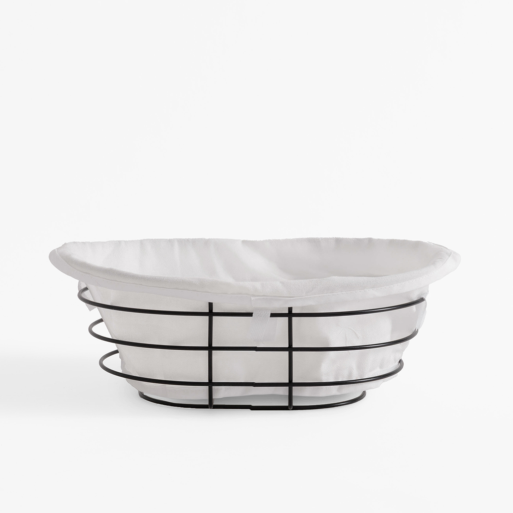 Košík na chlieb s bavlnenou vložkou 29x21 cm