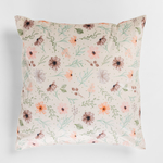 Dekoračná kvetinová obliečka na vankúš DAISY krémová 45x45 cm