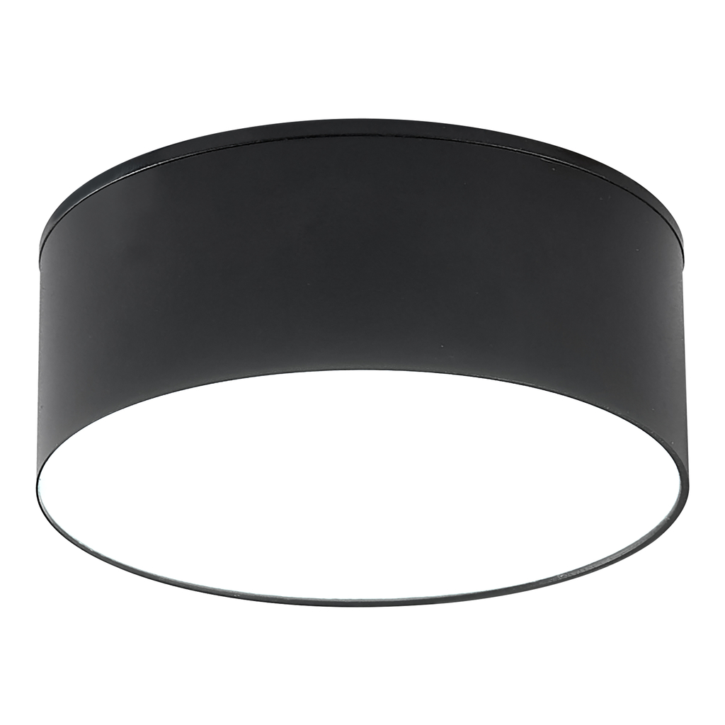 LED stropné svietidlo neutrálnej farby 4000K čierne SOLARI 12 cm