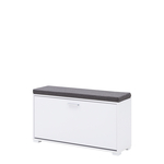 Skrinka na obuv so sedadlom 1K BIELA