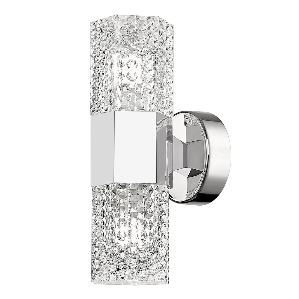 Nástenné svietidlo ICICLE glamour chróm
