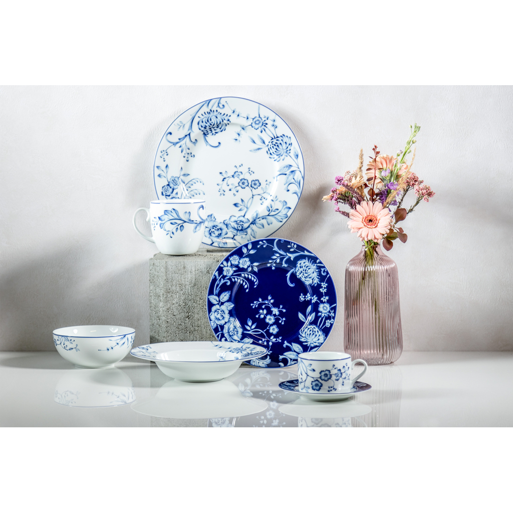Jedálenský tanier EVIA BLUE porcelán Bogucice 28,5 cm
