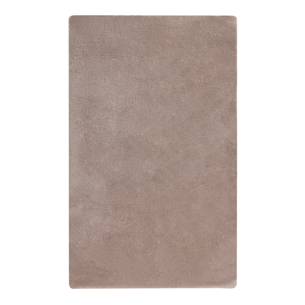 Koberec béžový kožušinka SITE 80 x 150 cm