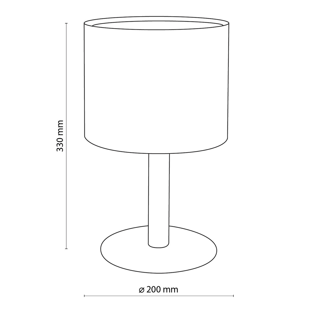 Stolná lampa so sivým tienidlom DEVA NATURE