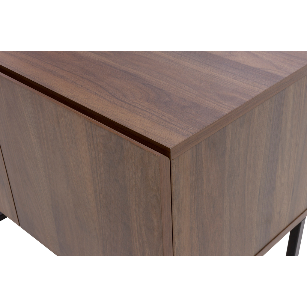 Komoda na lyžinách HAGA, orech