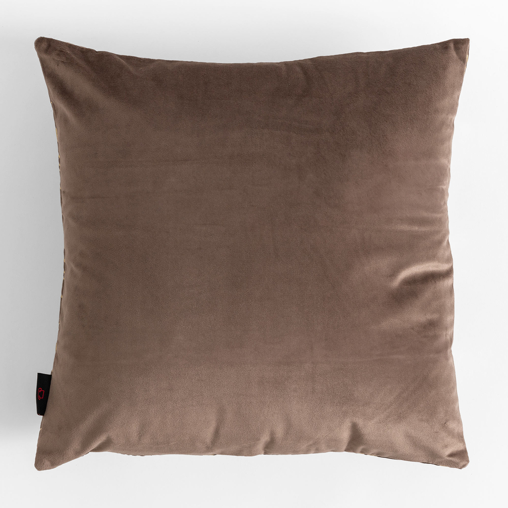 Dekoračná obliečka na vankúš v hnedej farbe DEKAR 45x45 cm