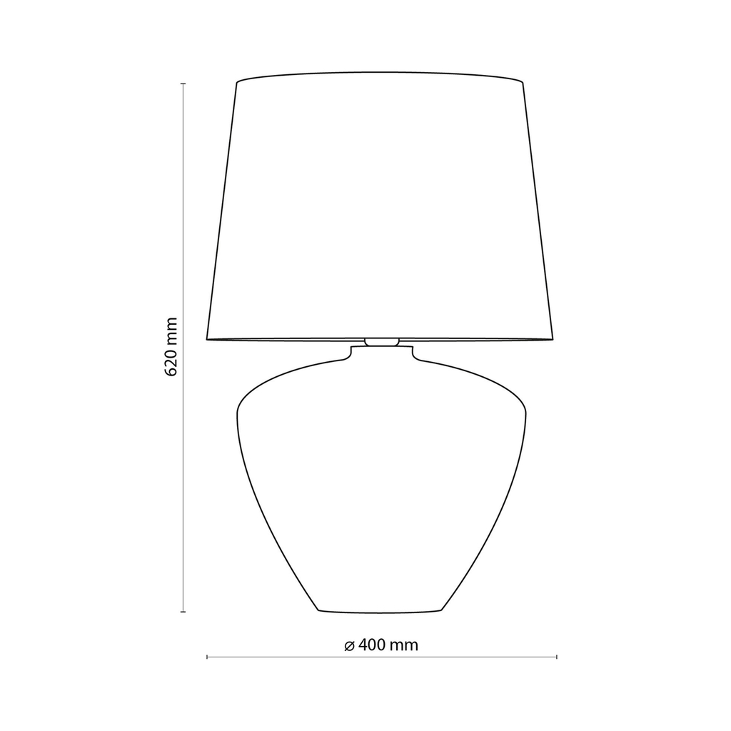 Stolná lampa biela FIORD