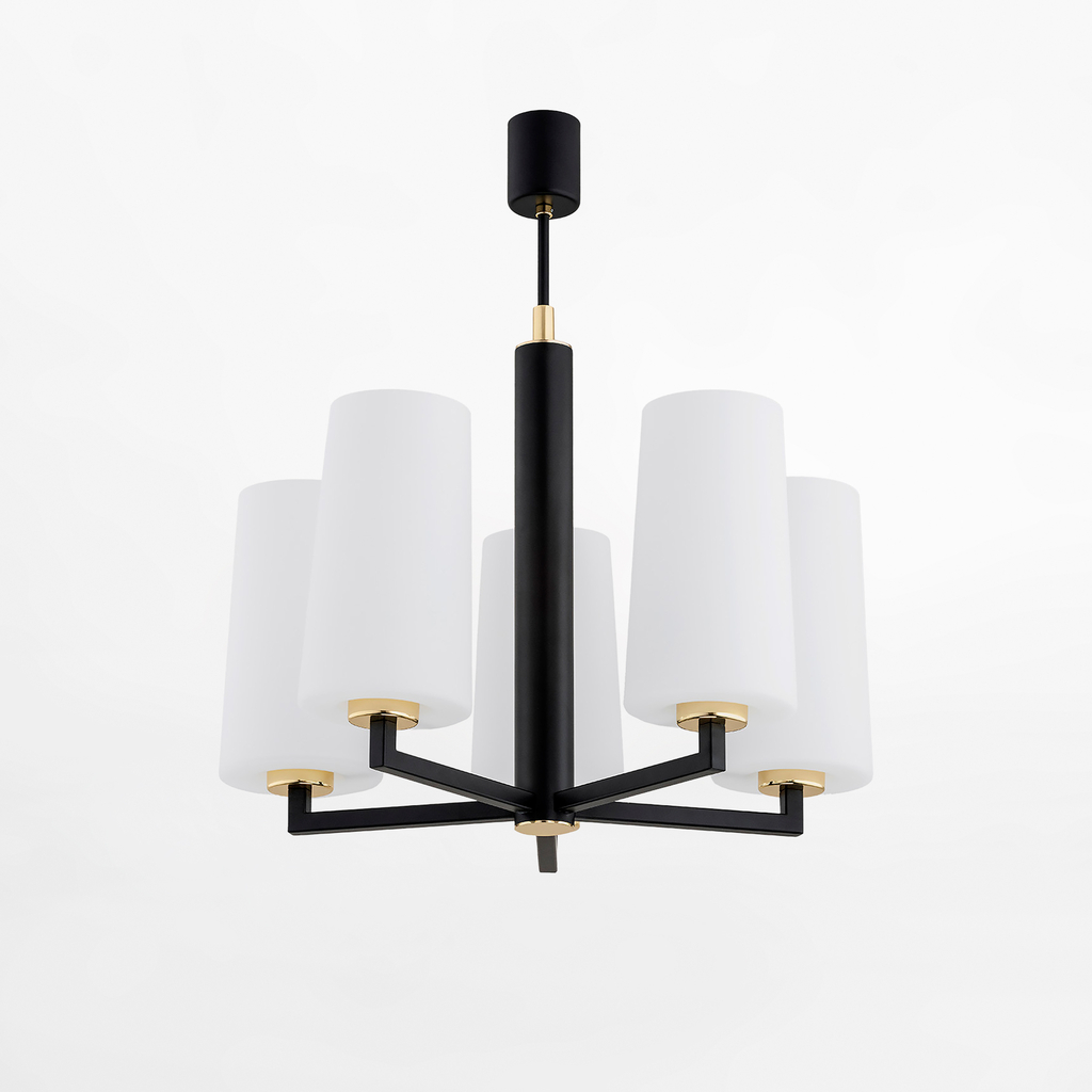 Závesné svietidlo v čiernej farbe CAMELOT PLUS