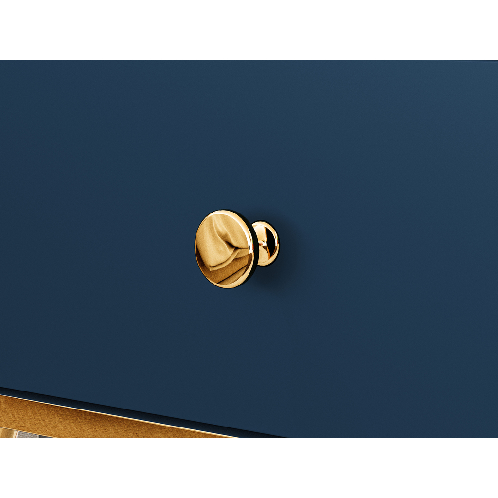 Nočný stolík MARINE, tmavomodrý