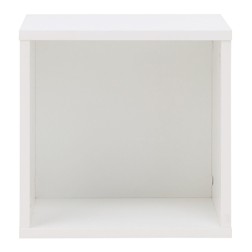 Závesná polica štvorcová biela MODERN