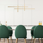 Závesné svietidlo EDGE LED čierno-zlaté