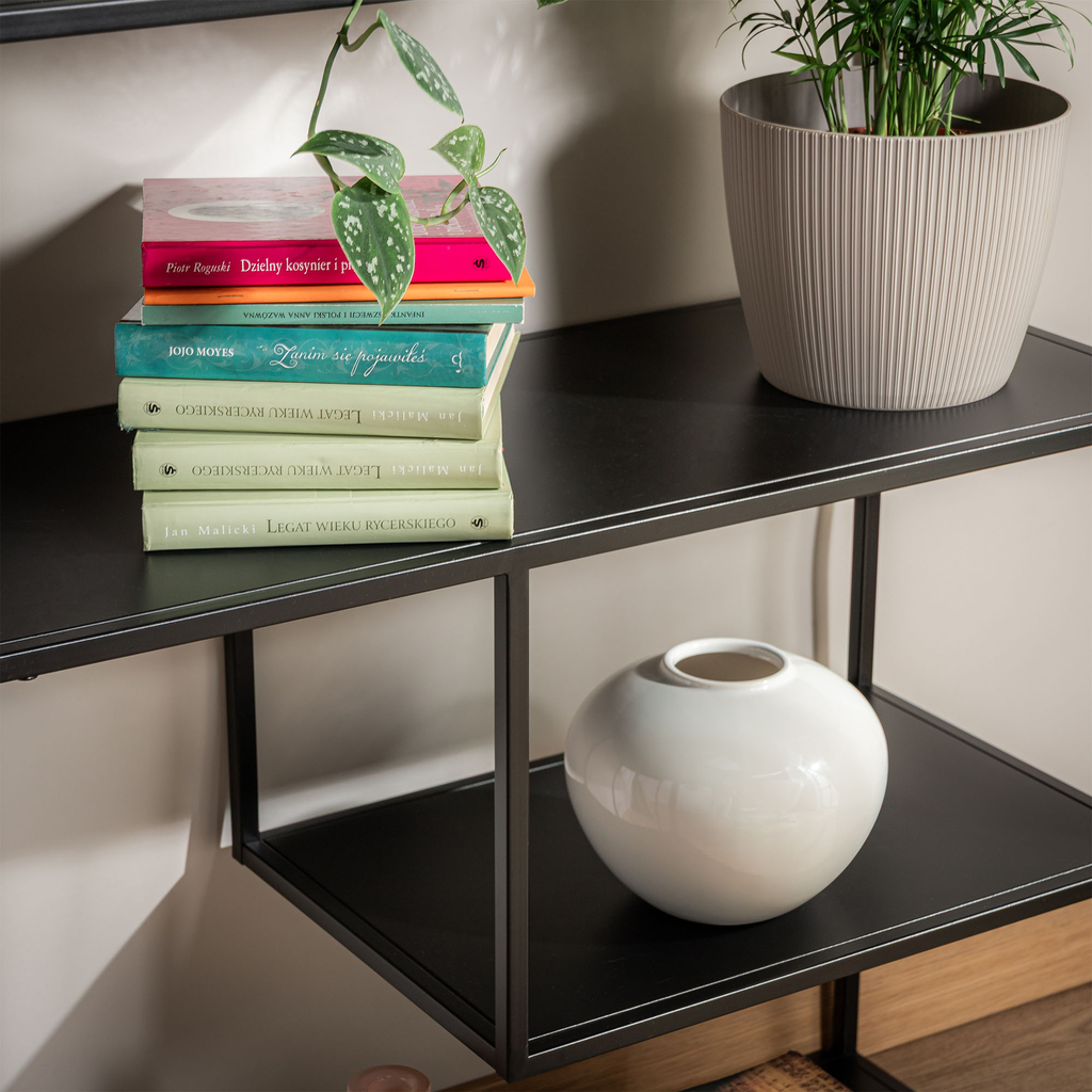 Okrúhla váza biela 16 cm