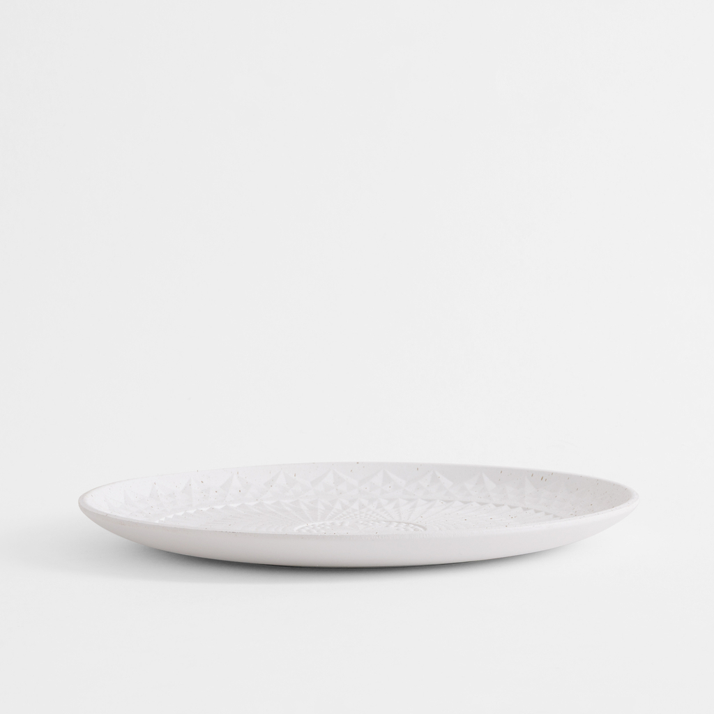 Dekoratívny tanier v bielej farbe 29,5 cm