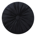 Dekoratívny okrúhly vankúš SELMA čierny 40 cm