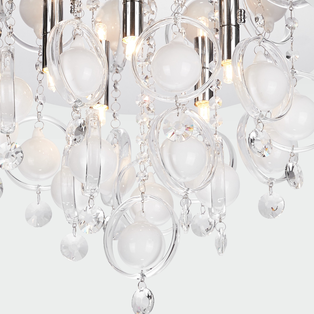 Stropné svietidlo chrómované 5xG9 GRESSA