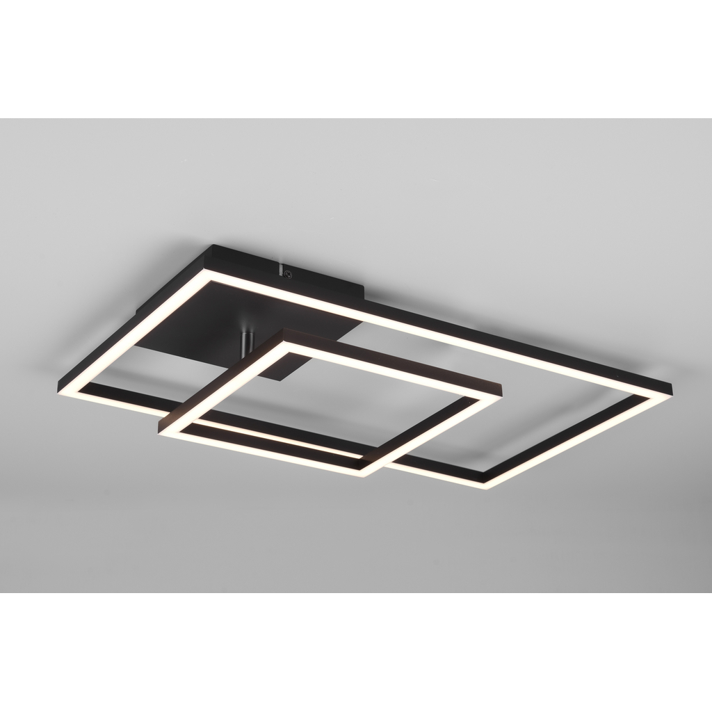 Stropné svietidlo LED 25W čierne PADELLA