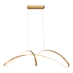 Závesné LED svietidlo FERMI zlaté