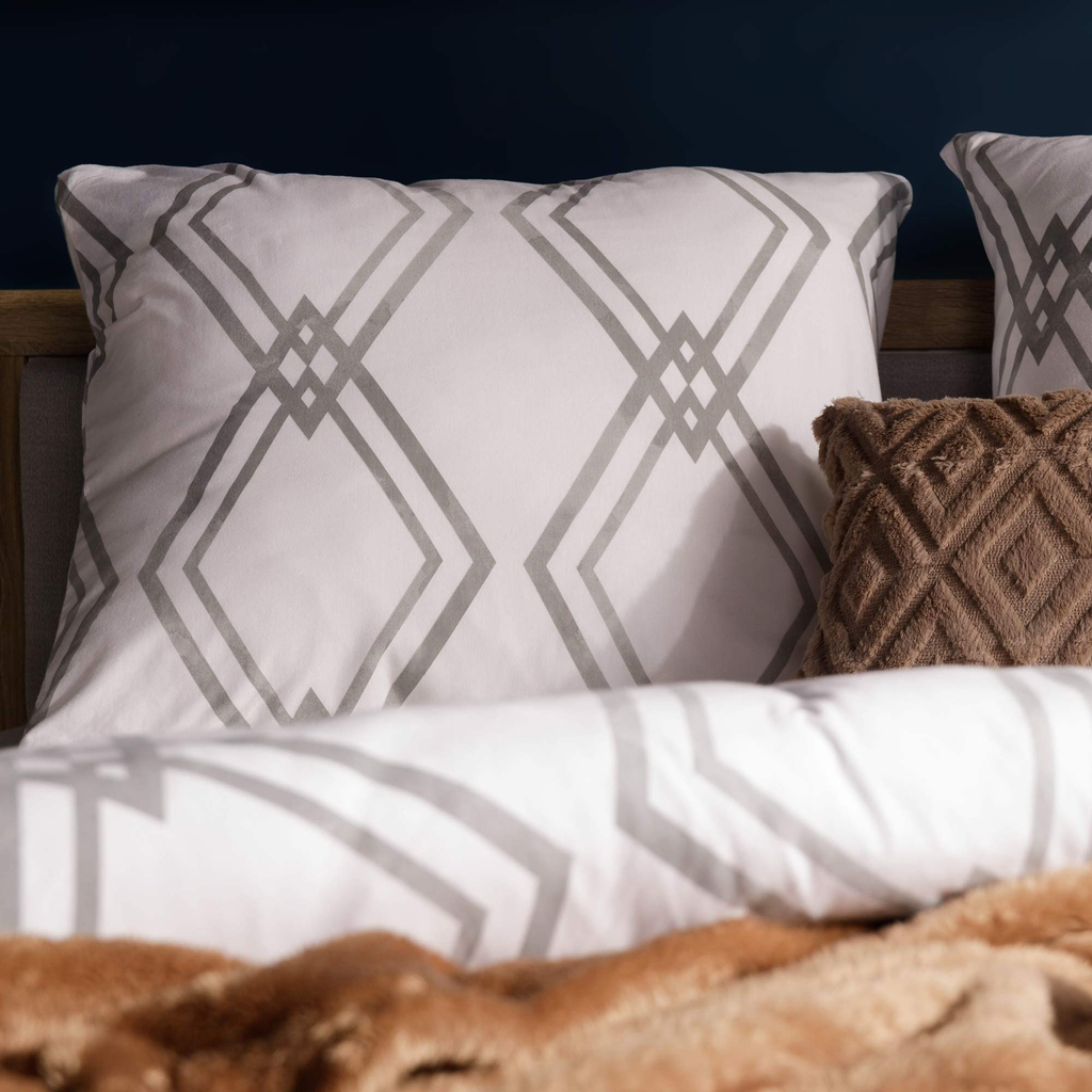 Geometrická bavlnená posteľná bielizeň JERSEYLOVE 220x200 cm