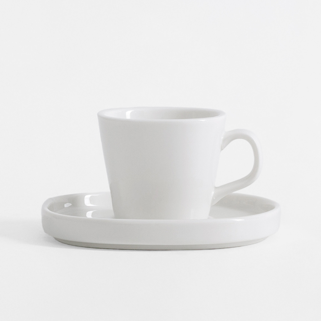 Šálka s podšálkou CARRE 70 ml