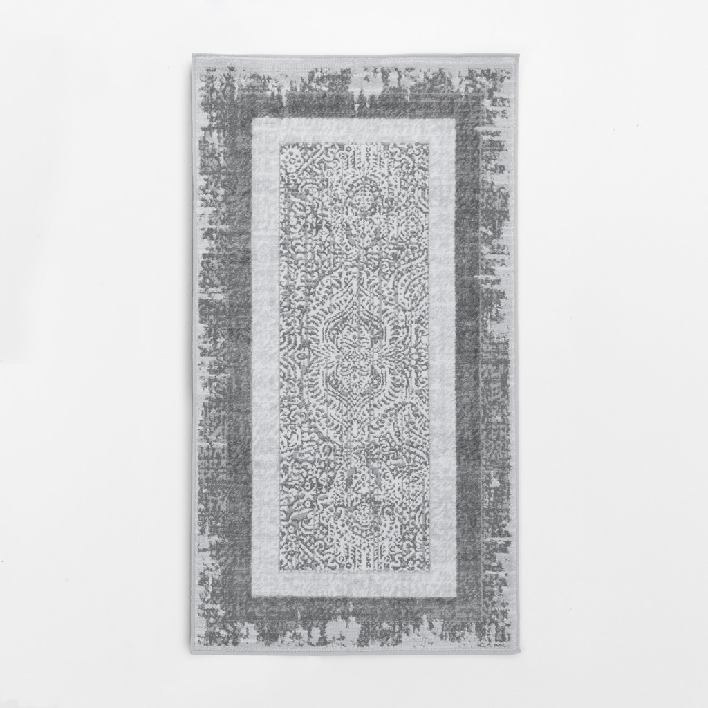 Koberec s ornamentom v sivej farbe MIRACLE 80x150 cm