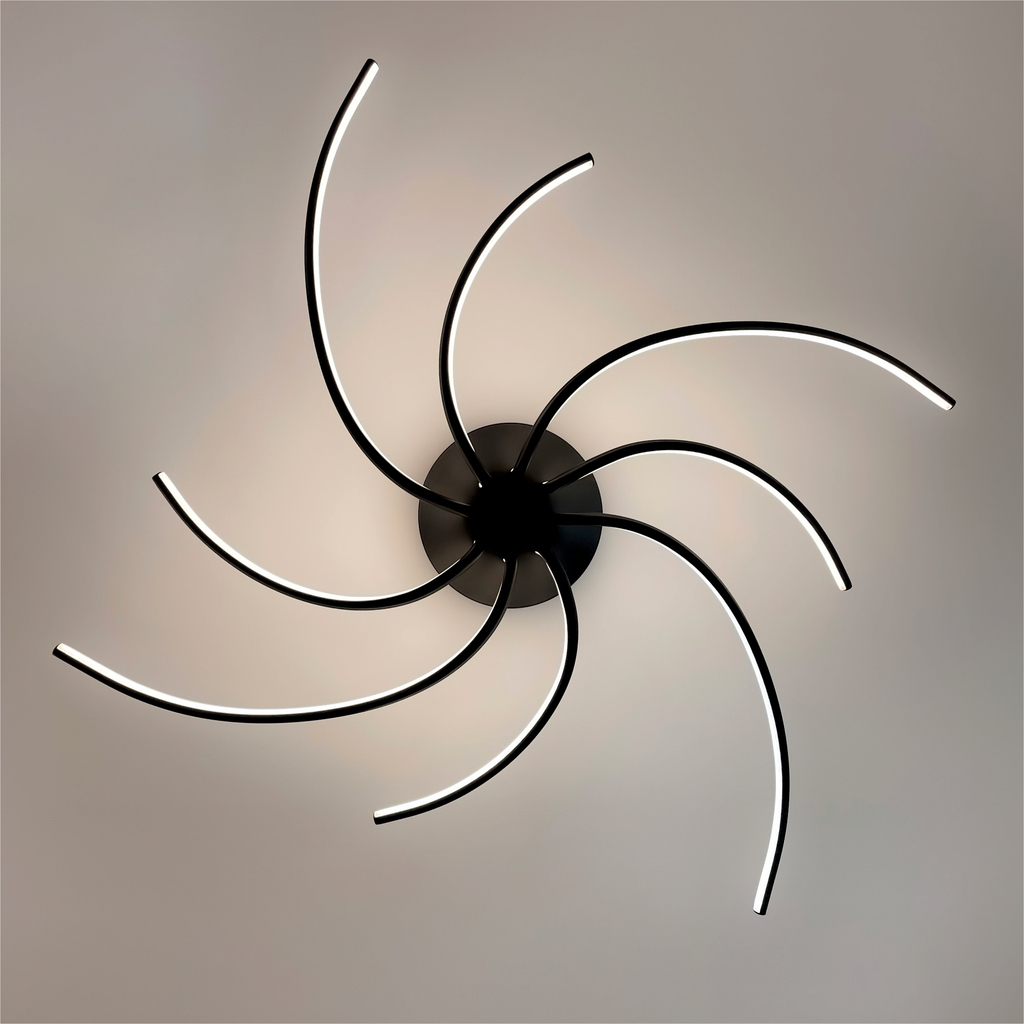 Stropné svietidlo LED DIOGO čierne