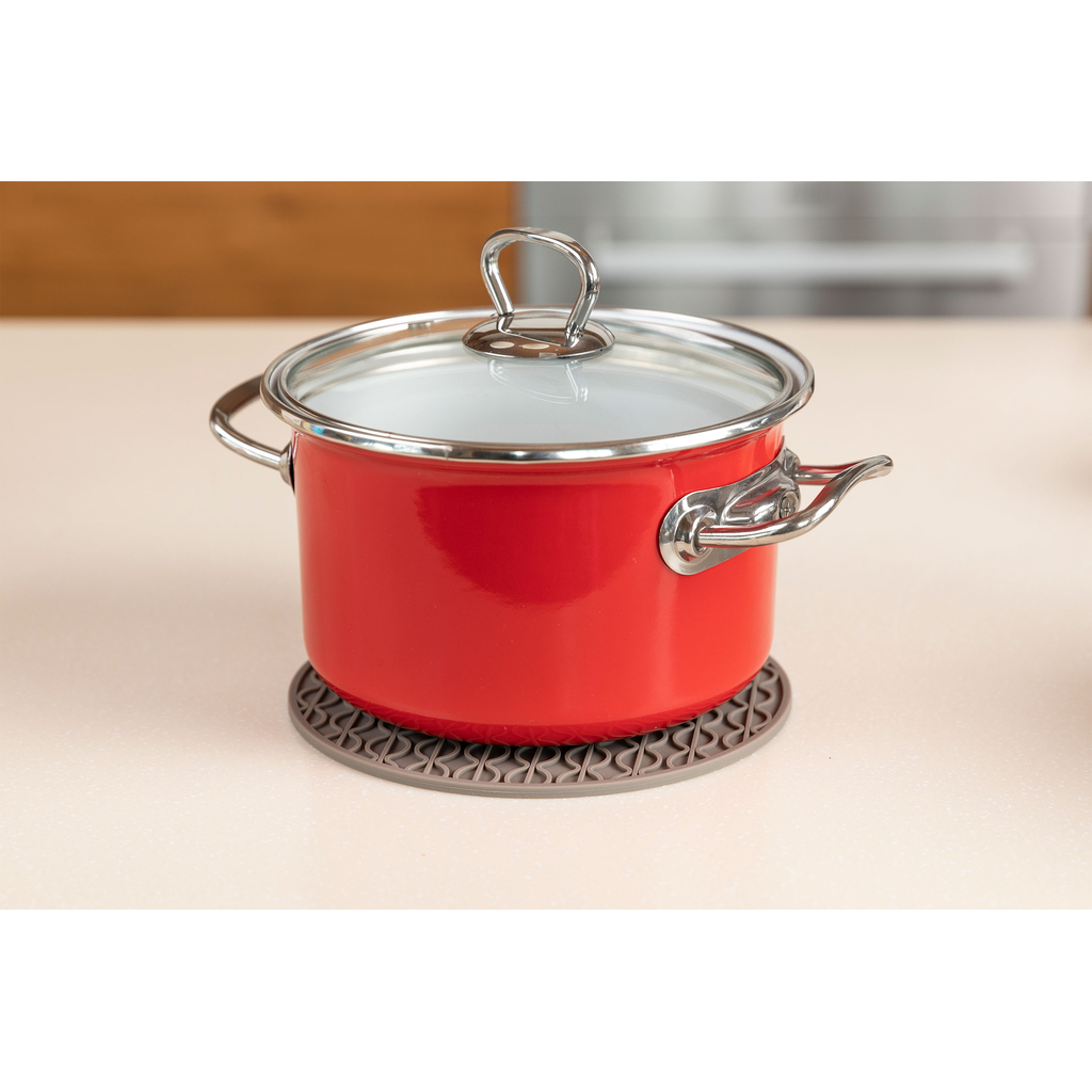 Silikónová podložka pod hrniec ANIDE, okrúhla