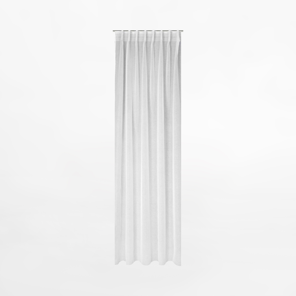 Záclona na flexi páske biela LAYLA 140x300 cm