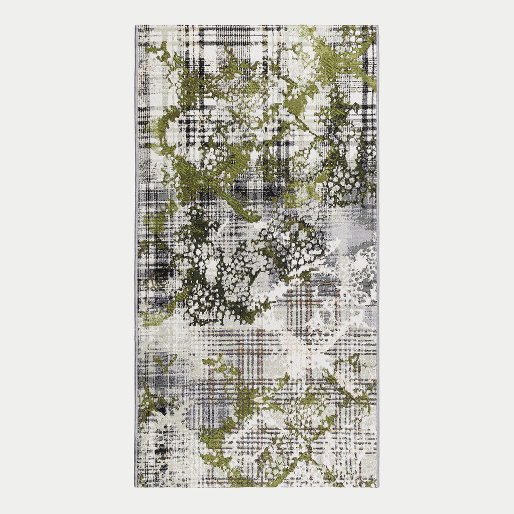 Sivo-zelený koberec MALTA 80x150 cm