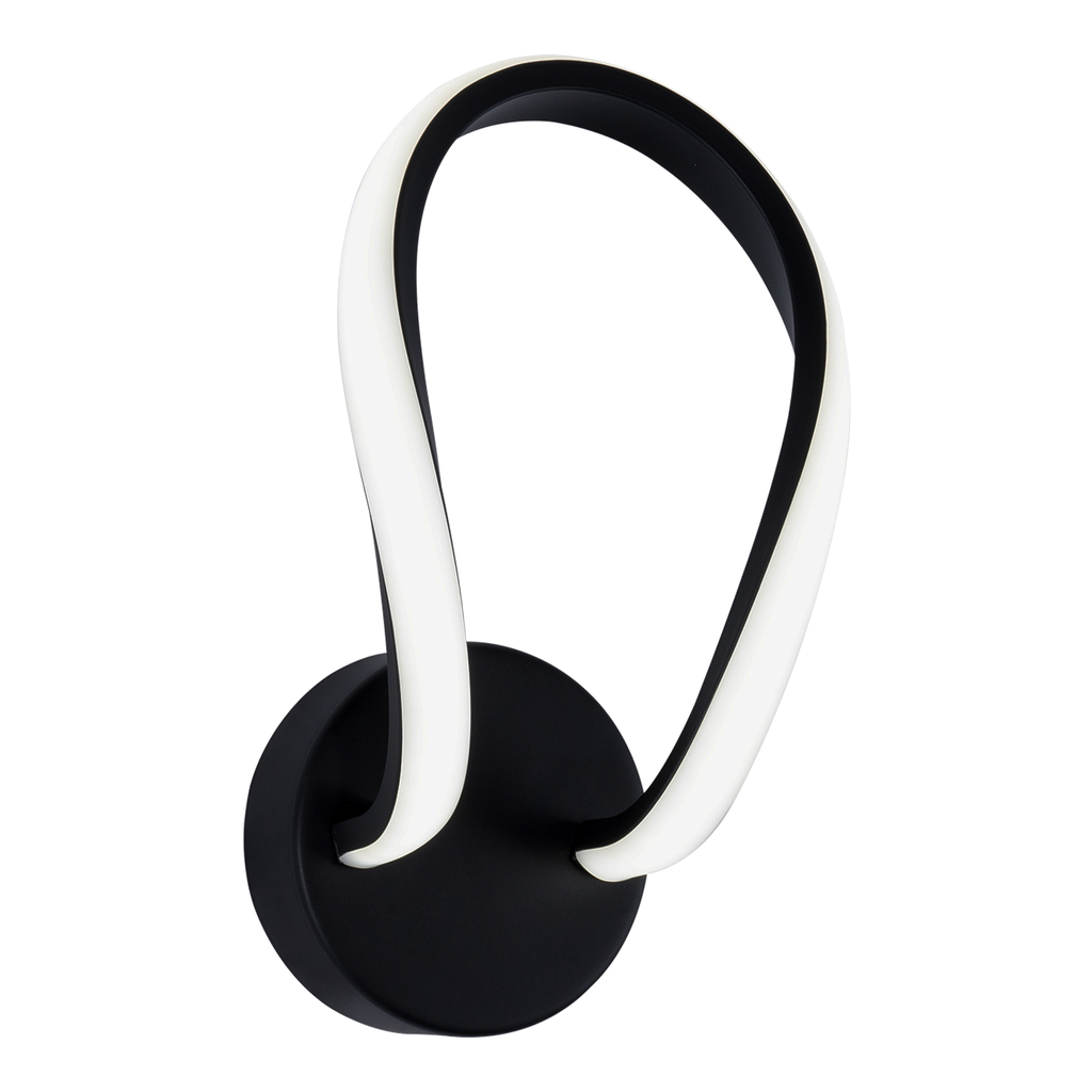 Nástenné svietidlo LED ERDA čierne