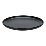 Keramický jedálensky tanier čierny 26 cm