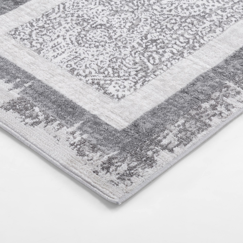 Koberec s ornamentom v sivej farbe MIRACLE 80x150 cm