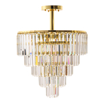 Stropné svietidlo glamour zlaté 50 cm AMEDEO