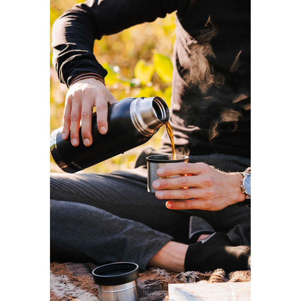 Termoska s 2 hrnčekmi grafit FUORI 1 l