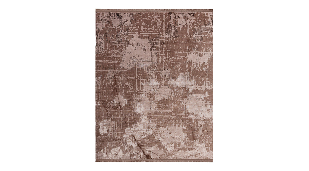 Vintage koberec hnedý so strapcami MADELEINE 200x290 cm