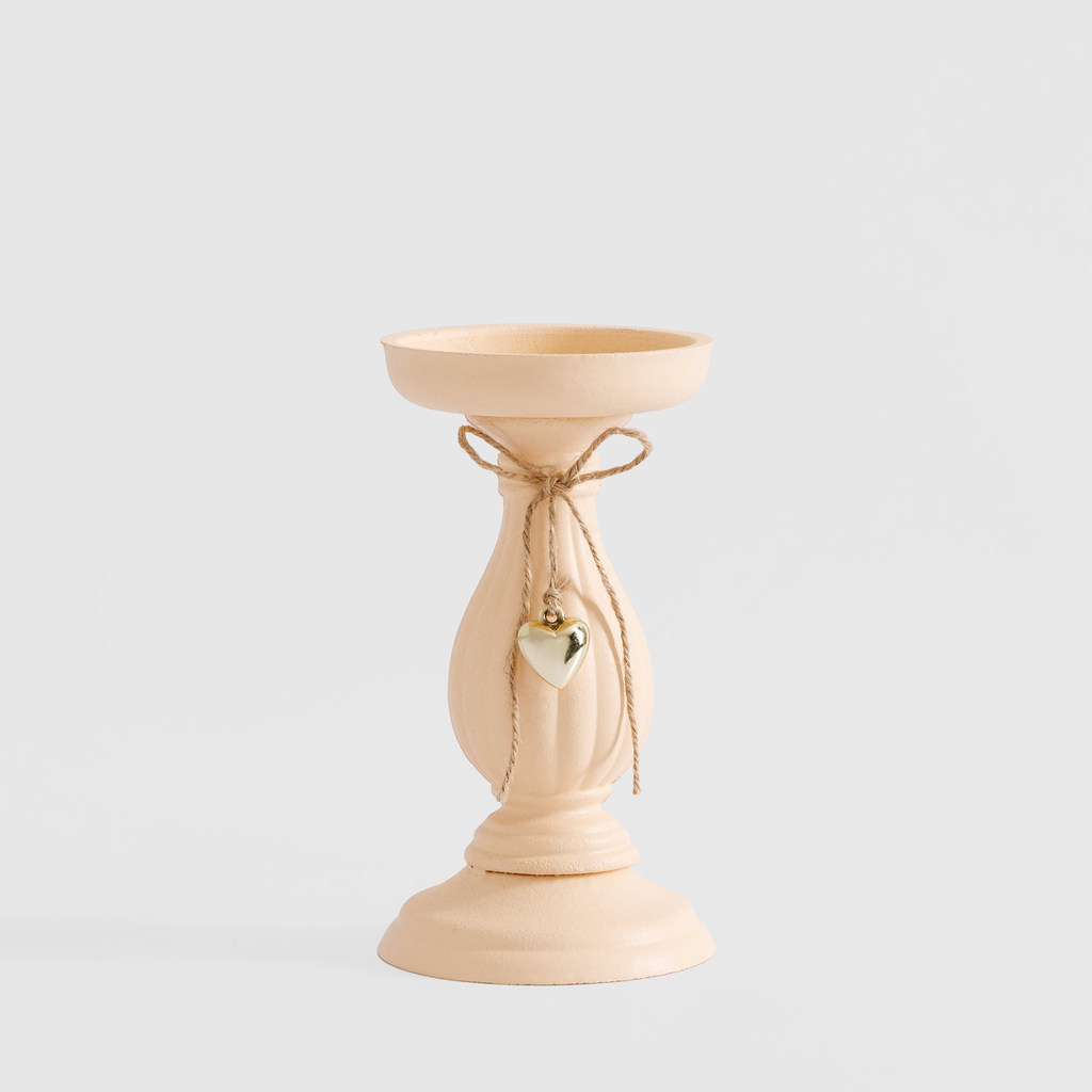 Vintage svietnik na jednu sviečku 20 cm