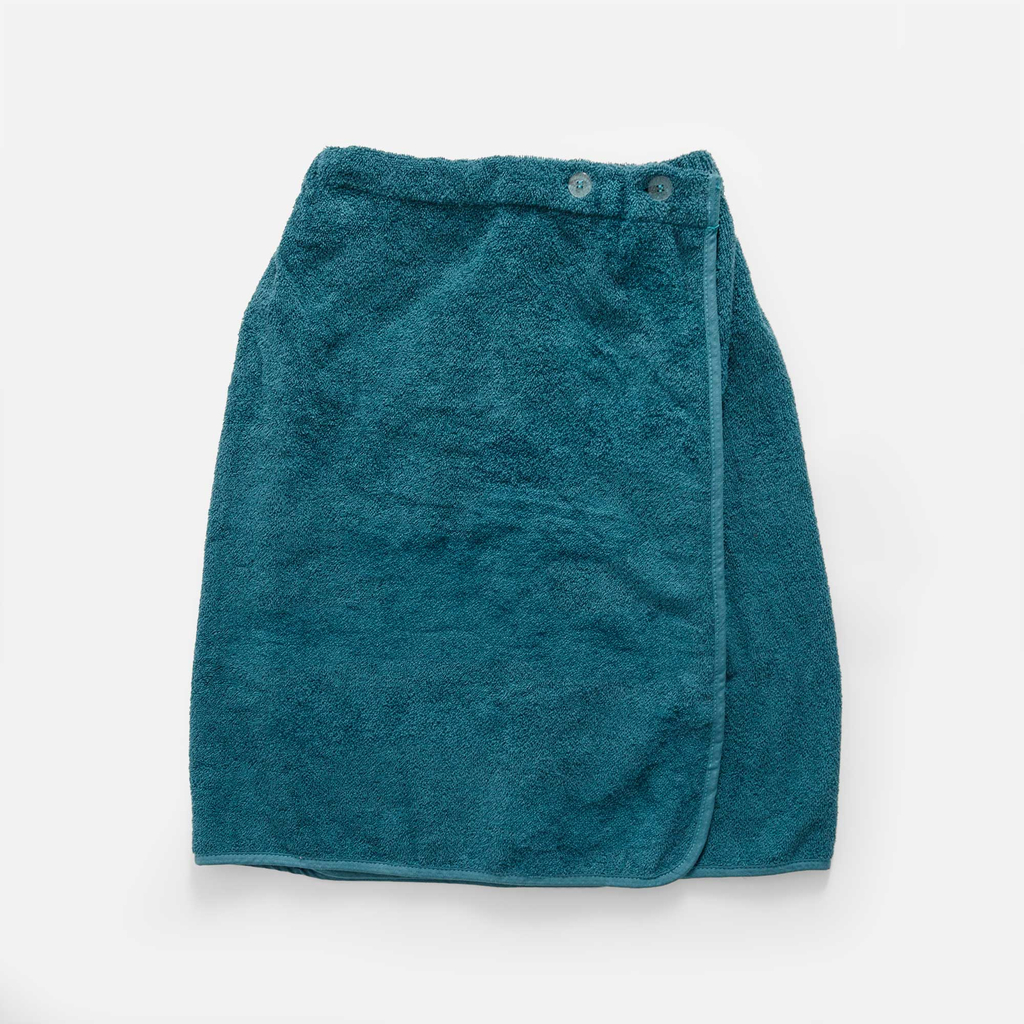 Uterák do sauny v tyrkysovej farbe KILT SAUNA&WELLNESS 80x150 cm