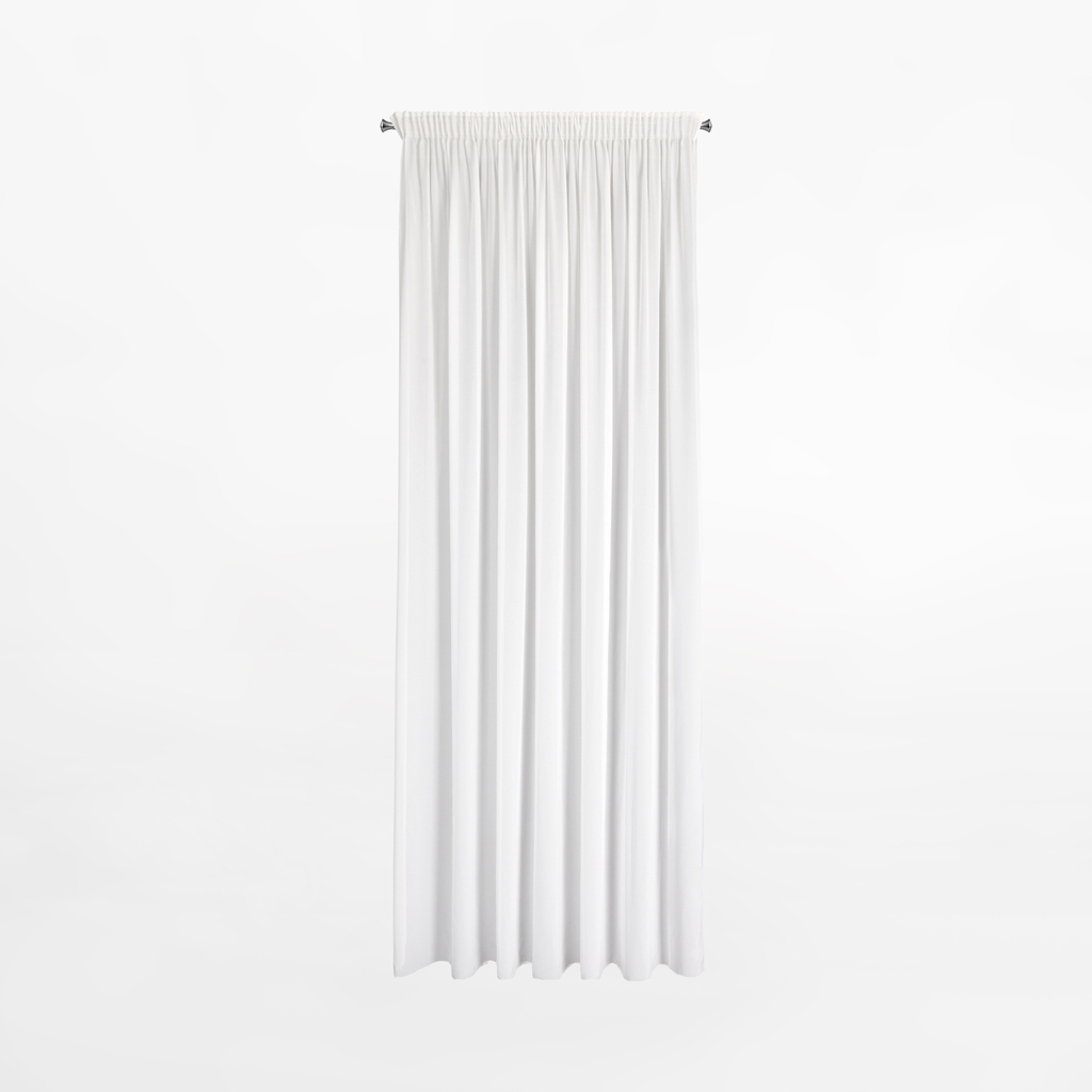 Záclona na páske v bielej farbe DEBRA 140x270 cm