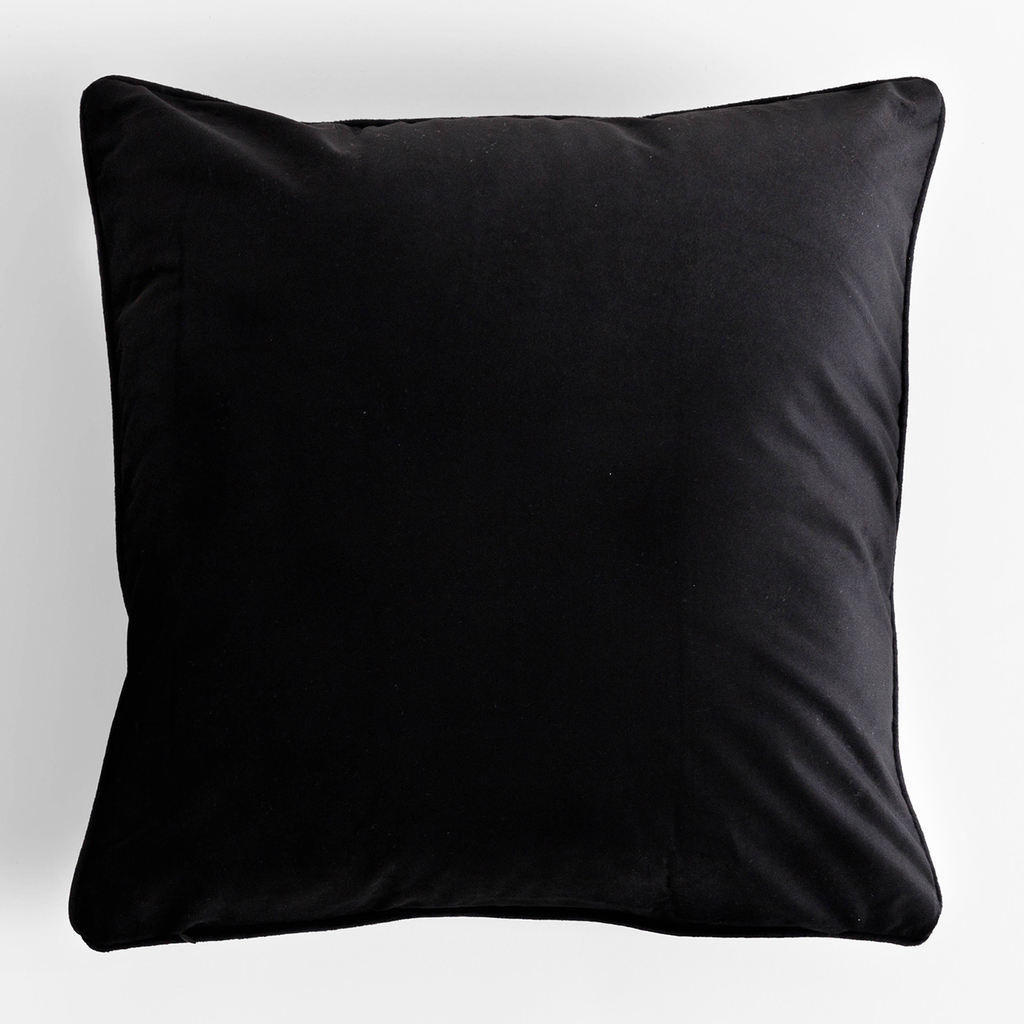 Dekoračná obliečka na vankúš čierna PERLA 45x45 cm