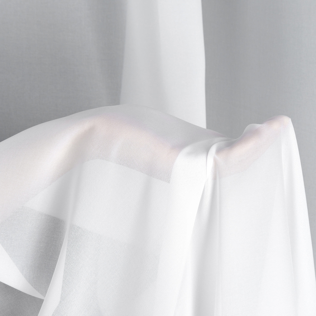 Záclona na páske v bielej farbe DEBRA 300x270 cm