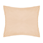 Svetlobéžová saténová obliečka na vankúš 40x40 cm