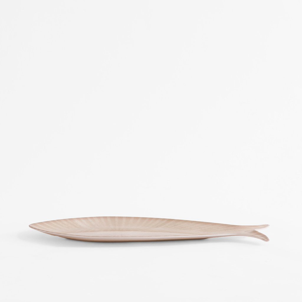 Servírovací tanier z melamínu v tvare ryby 35x18 cm MIX