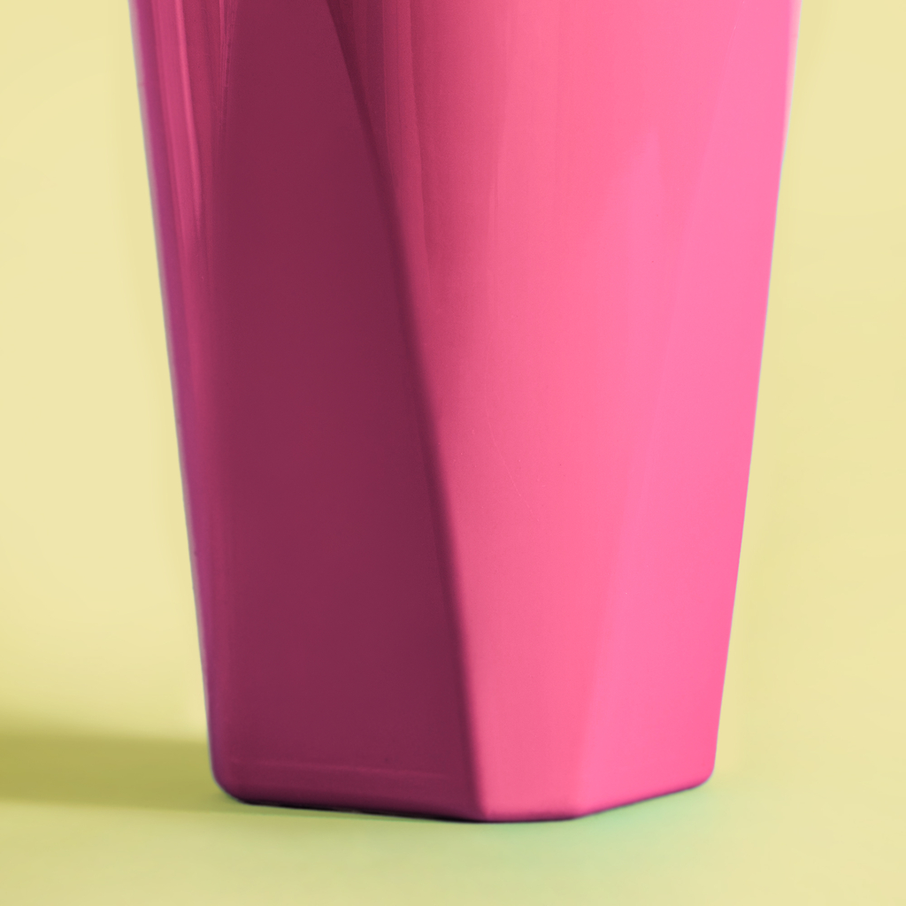 Plastový džbán so 4 pohármi ružový