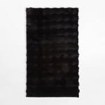 Moderný koberec MODESTO, čierny, 60x100 cm